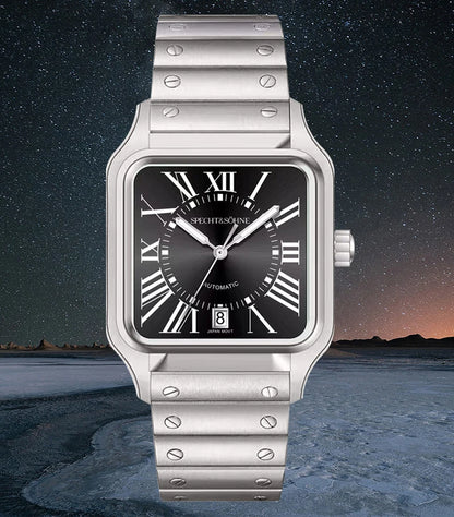 2025 New High Quality Specht&Sohne Watch 34MM Men Automatic Mechanical Watches Green Color Sapphire Stainless Steel Reloj Hombre
