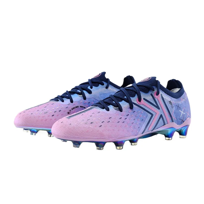 KELME FG profesionalūs futbolo bateliai su ilgais dygliais natūraliai žolei, profesionalioms rungtynėms, neslystantys futbolo bateliai patalpoms