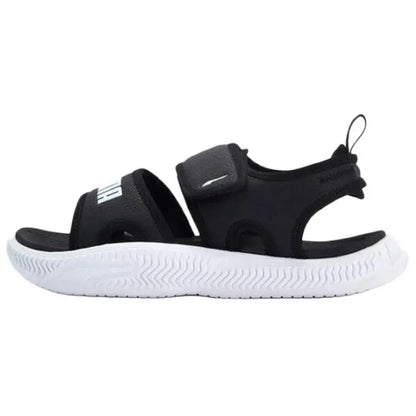 Sandales PUMA Softride Pro 24, confortables et légères, idéales pour la plage, couleur noire et blanche, 395429-07.
