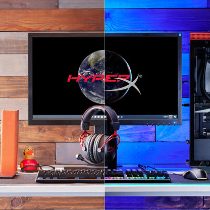 Original HyperX Cloud Alpha Wireless Gaming Hedsets Detachable Mic Dual Chamber Drivers On-Earcup Controls 300hr Playtime