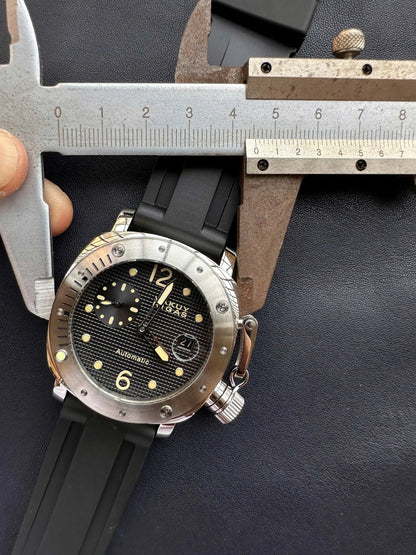 Men's Automatic Mechanical Watch Navy Military Watch for Seagull ST25 Automatic Movement Super Luminous 200 Waterproof