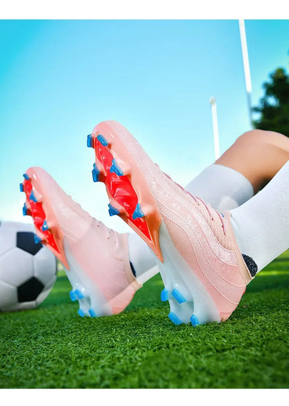 Chaussures de football tendance et modernisées, antichoc et flexibles, avec une conception de traction stable pour les exercices sportifs sur gazon et l'entraînement en équipe