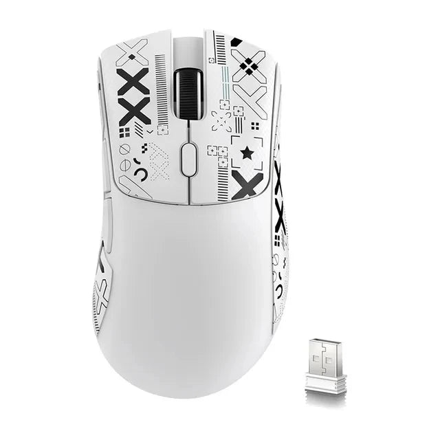 Attack Shark R1 lahka brezžična gaming miška Bluetooth 2.4G PAW3311 18000DPI ergonomska miška z makri