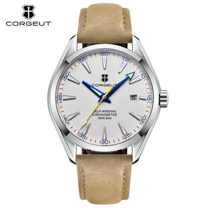 CORGEUT 41mm Luxury NH35 Movement Watch for Men Sapphire Glass Sport Clock Automatic Men's Watch Mechanical Watches