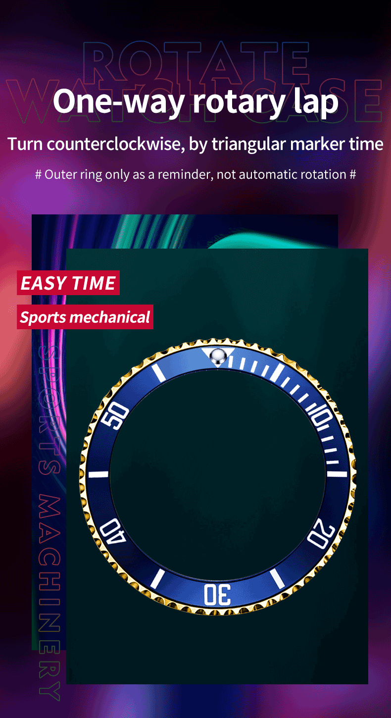 OLEVS 6650 Men Watch Classic Original Automatic Mechanical Watch For Man Zircon Scale Waterproof Luminous Stainless Steel Watch