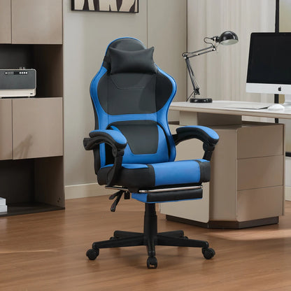 Ergonomic Gaming Chair, Gaming Chair with Storage Backrest, Adjustable Height, for Office and Gaming