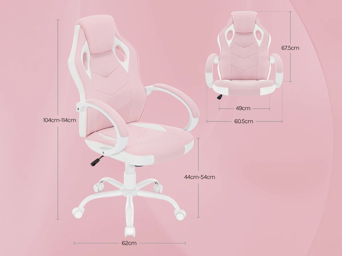 WOLTU Ergonomic Design Gaming Chair Gamer Armchair Office Computer Chair Tilt Mechanism Adjustable Height 360° Swivel High Back