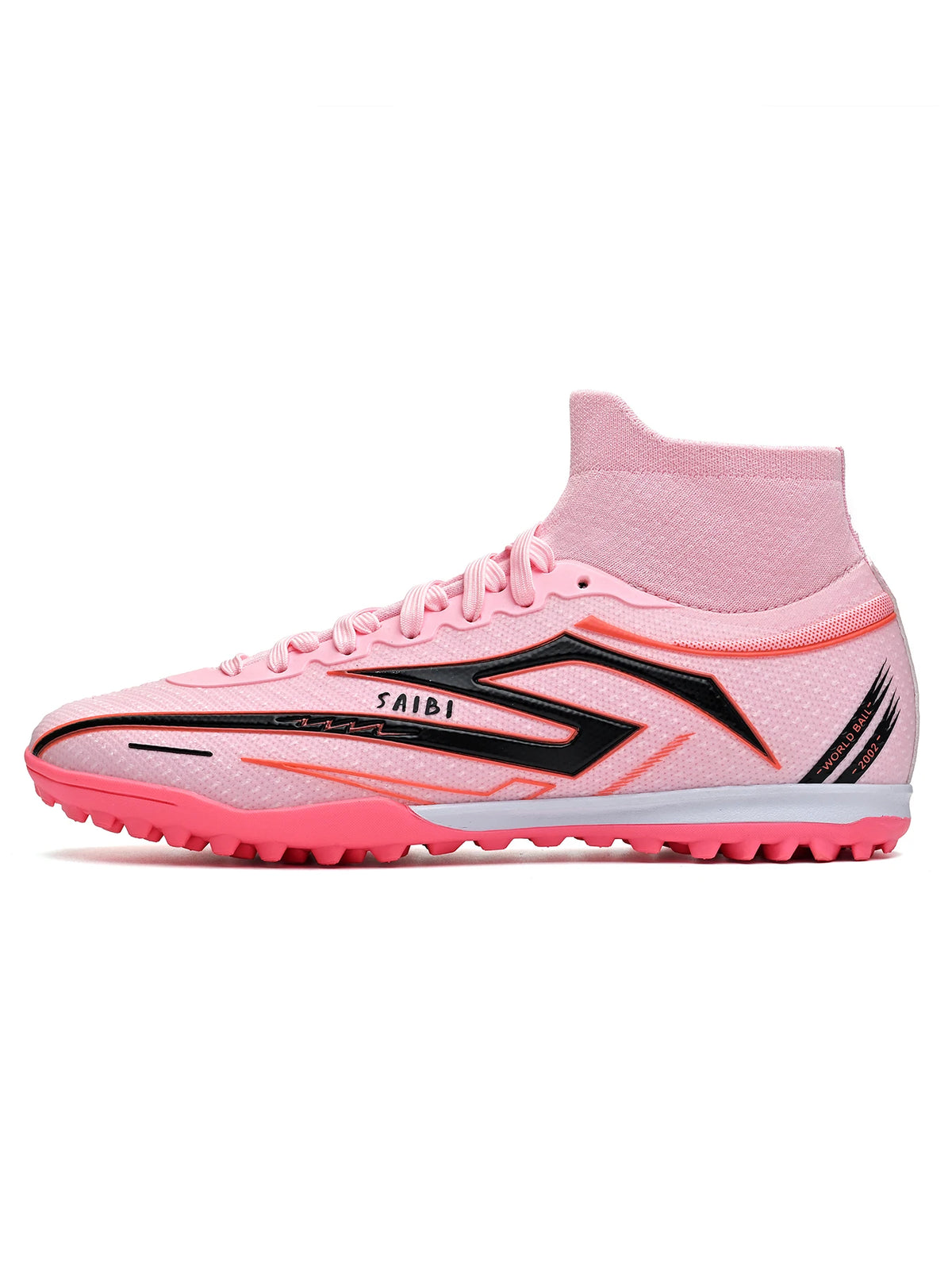 Chaussures de football athlétiques TF Turf, tige en tissu PU doux pour la peau, semelle en caoutchouc antidérapante, qualité fiable, chaussures d'entraînement.