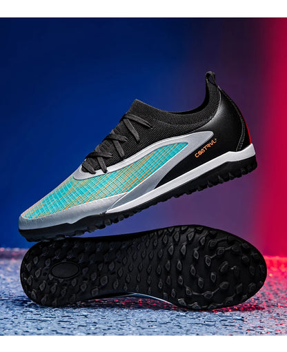 New Men Football Boots Non Slip Soccer Shoes Sport Outdoor Cleats Breathable Adult Long Spikes Training Boys Match Comfortable