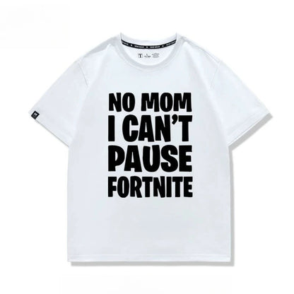 New Fortnite short-sleeved creative high-value cartoon cartoon cool printed men's and women's breathable sweat-absorbent T-shirt
