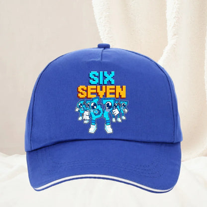 Meme 67 Six Seven 6 7 Talianska bejzbalová čiapka Brainrot pre mužov, trucker čiapka, jarná, ležérna, outdoorová, do posilňovne, slnečná clona, snapback čiapka