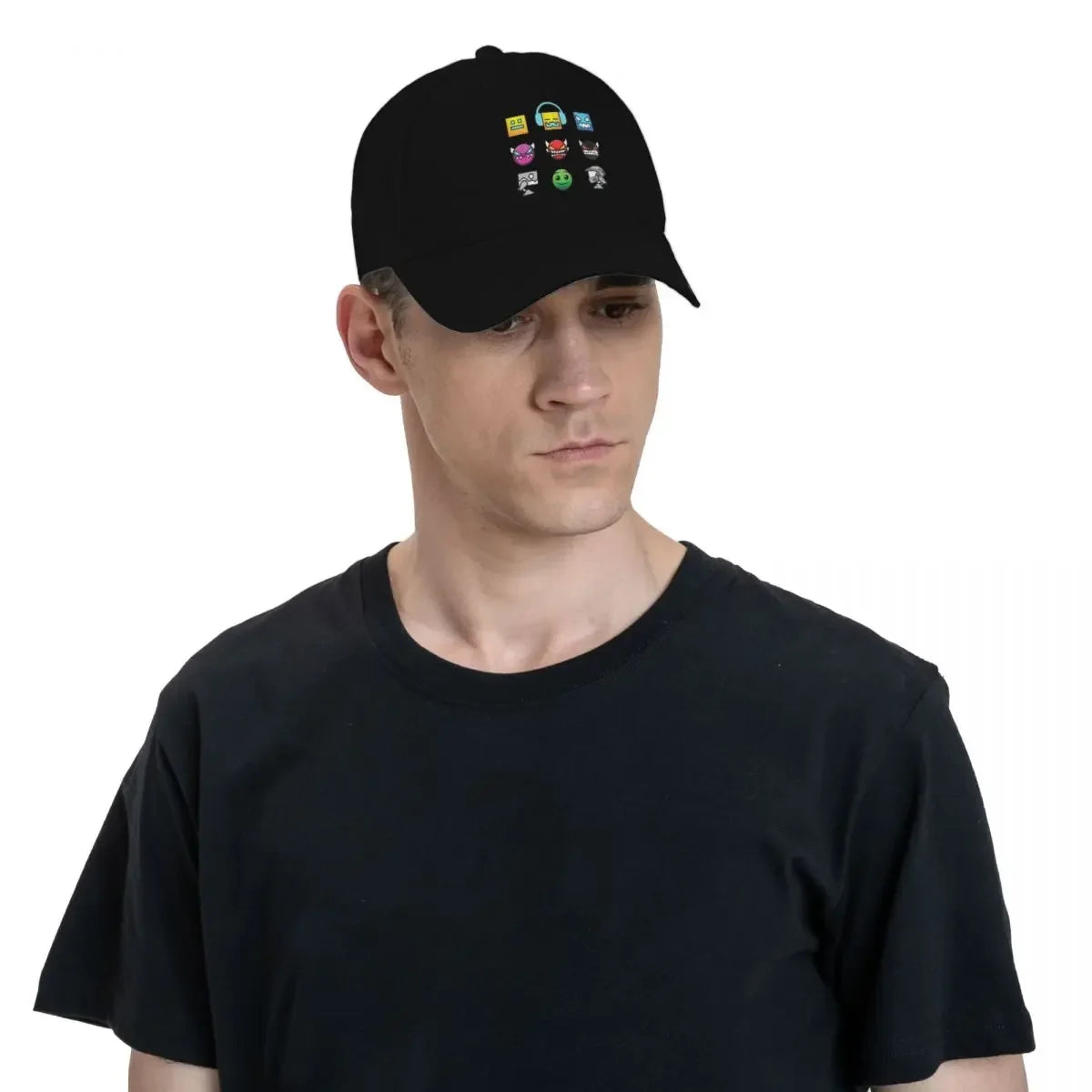 2026 Geometry Dash Baseball Cap Unique hats tactical cap Golf Cap Ladies Men's