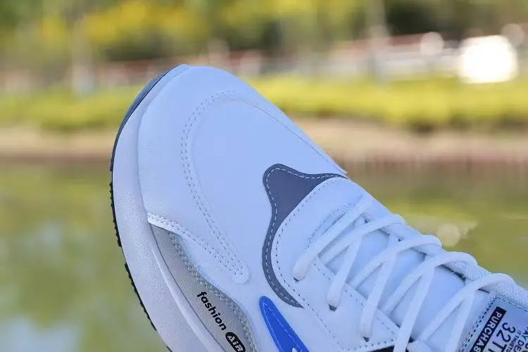 Chaussures pour hommes chaussures légères en cuir Pu chaussures décontractées 2025New baskets pour hommes mode hommes chaussures de Tennis respirant Sport chaussure de course