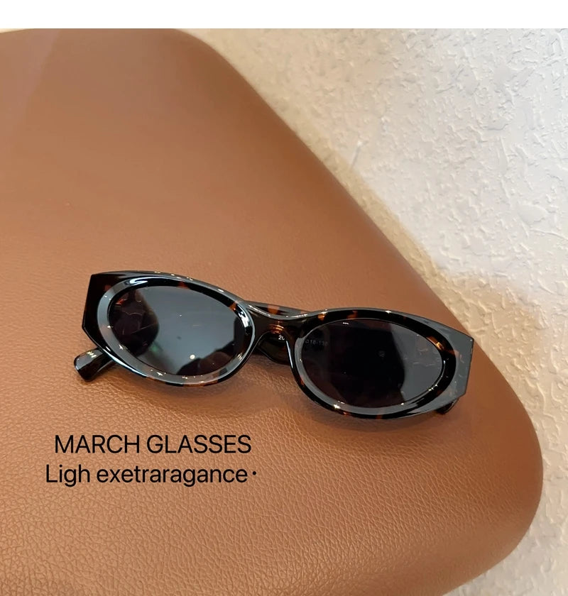 2026 New Fashion Oval Sunglasses Women Men Trendy Cool Sun Glasses Ladies Street Shot Retro Premium Eyewears Gafas De Sol UV400