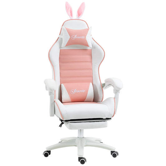 Chair Vinsetto gaming armchair gamer armchair ergonomic desk with lower back, adjustable height, tilt back