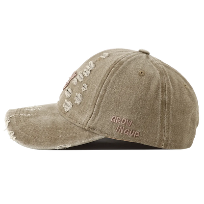 2026 New Retro Washed Cotton Baseball Cap Unisex Letter Embroidery Caps Adjustable Casual Outdoor Streetwear Sports Dad Hats