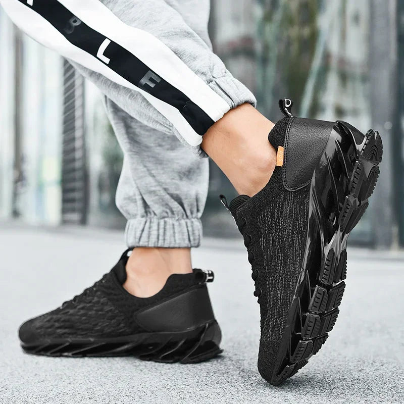Zapatillas de running para hombre, cómodas, transpirables, antideslizantes, deportivas e informales para caminar