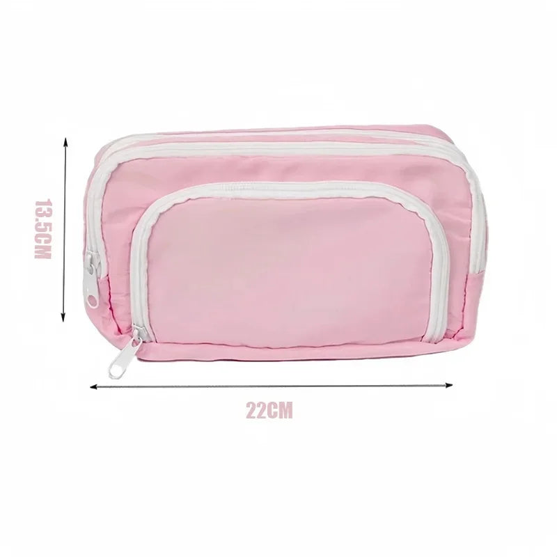 Fortnite Pen Box Creative Game Pattern Pencil Case Harajuku Storage Bag Boy Girl Back to School Supplies Birthday Party Gifts