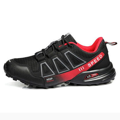 Zapatillas de senderismo para hombre, de exterior, con suela de goma antideslizante, tácticas de entrenamiento, ligeras y cómodas para senderismo, viajes y deporte