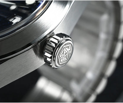 San Martin New 39mm Sport Watch Enamel Dial NH35 Automatic Mechanical Men Dress Watch Sapphire Waterproof 100m Luminous SN0053