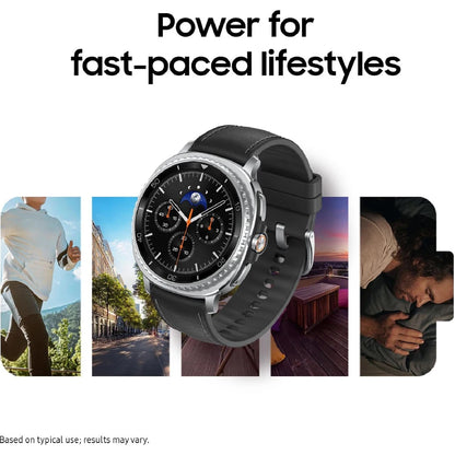 Samsung Galaxy Watch8 Classic 46mm Bluetooth Smartwatch Hybrid Strap Smartwatch with Rotating Bezel Design 3 nm Processor