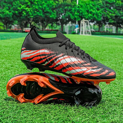 Botas de fútbol para hombre, deportivas, ultraligeras y antideslizantes, para exterior, tacos de adulto para partido, unisex, cómodas para césped, alta calidad