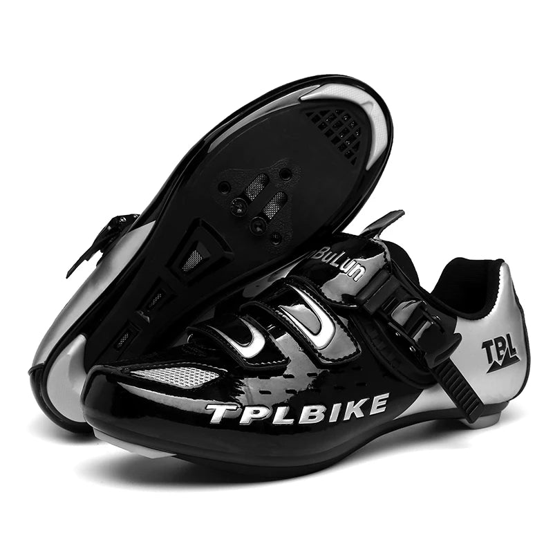 New Men's and Women's Bicycle Shoes,Outdoor Cycling Shoes,Three Functional Soles,Professional Training Shoes