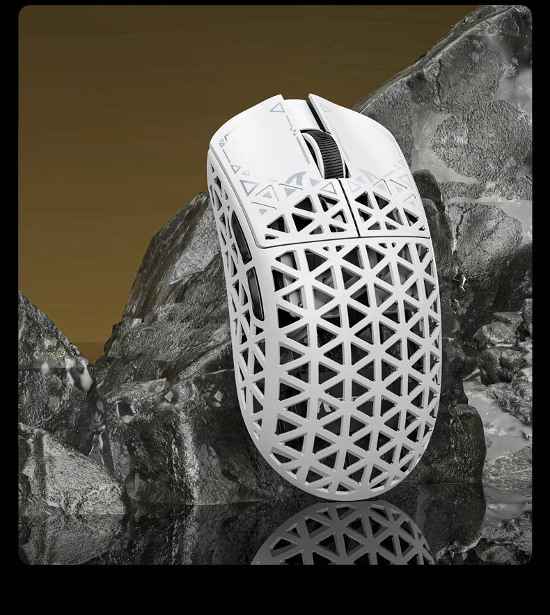 ATTACK SHARK R5 Ultra Carbon Fiber Wireless Gaming Mouse, PixArt PAW3950MAX Gaming Sensor, 42000DPI, 8000Hz, MCU Nordic 52840