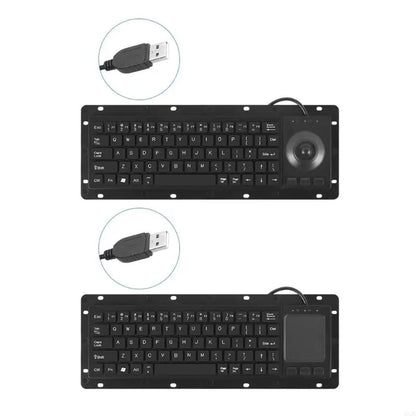 1pc Industrial USB Touch Board Keyboards with Touchpads and High Durability for Medical and Security Systems