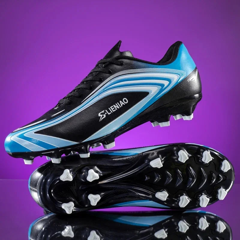 Nouvelles chaussures de football pour hommes, crampons de futsal, chaussures de soccer, chaussures de match, baskets d'intérieur de haute qualité, best-seller, antidérapantes, pour entraînement et extérieur