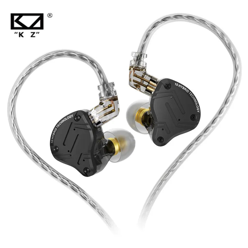 KZ ZS10 Pro X In Ear Wired Earphones Music Headphones HiFi Bass Monitor Earbuds Sport Headset KZ ZSN PRO AS16 PRO AS12 ZSX