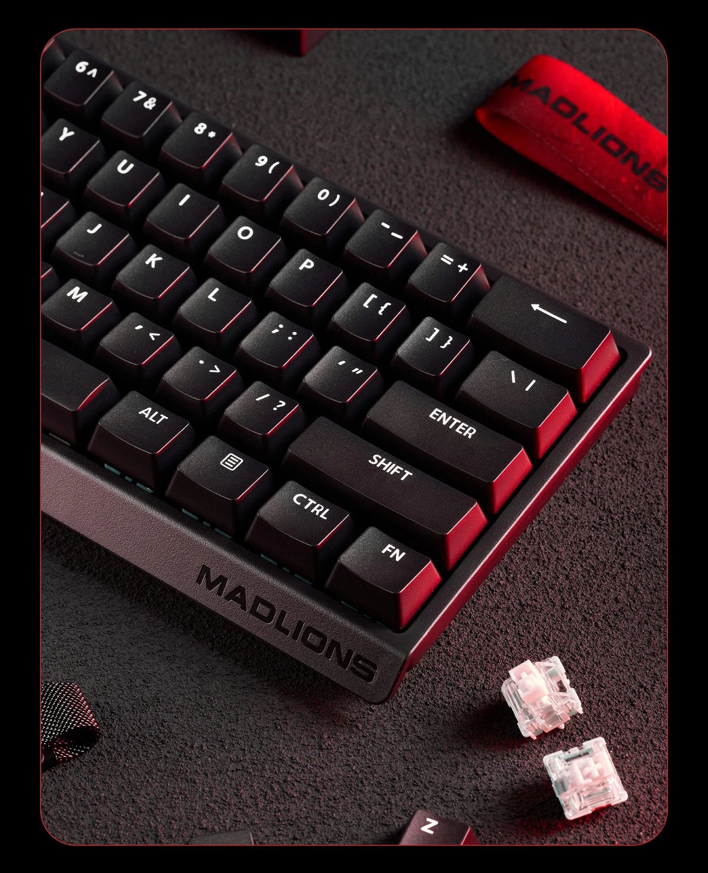 FGG Madlions Mad60 HE Mad68 Pro HE E-sports Magnetic Switch Mechanical Keyboard RGB Wired Hot Swap 8K Customized Gaming Keyboard