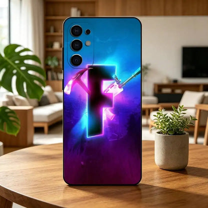 F-Fortnites-PC Game  Phone Case For Samsung S25,S24,S21,S22,S23,S30,Ultra,S20,Plus,Fe,Lite,Note,10,Black Cover