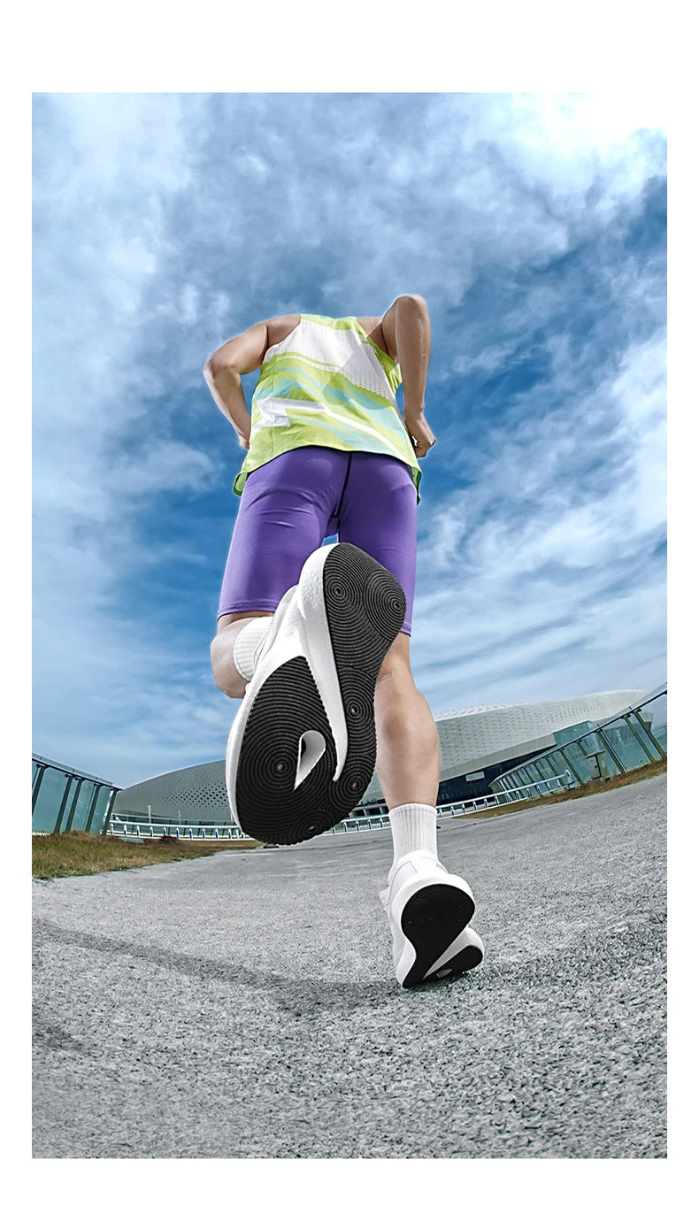 New Running Shoes Carbon Board Marathon Men Sports Breathable Lightweight Women's Comfortable Athletic Nonskid Sneakers Casual