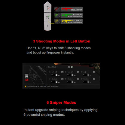 A4TECH Bloody A91 Gaming Mouse,4000 DPI,Drag Click,1000HZ,6666FPS,8 Buttons,Metal X' Glide Armor Boot,Over 20 million clicks