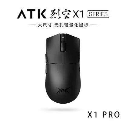 Brezžična Bluetooth miška ATK X1 Series Paw3950/Ultra 8k, lahka 49g, tri načini povezave, FPS gaming miška, darilo po meri