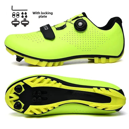 Unisex Road And Mountain Bike Lock Shoes Outdoor Pedal Assisted Bicycle Riding Shoes Cross-Border New Model Sports Entertainment