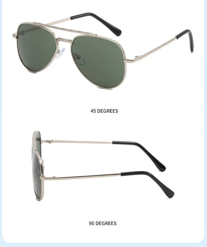 2025 UV400 Metal Children's Sunglasses for Boys and Girls, Toad Glasses for Children Sunglasses Boys And Girls Baby Aviator