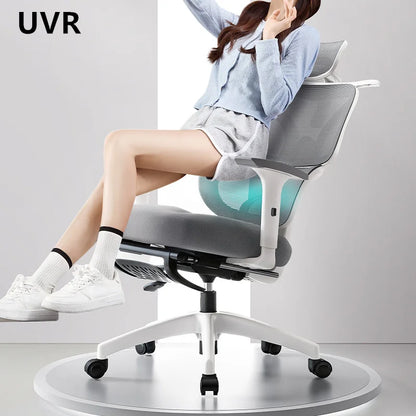 UVR Ergonomic Chair Home Computer Chair Comfortable To Lie Down Gaming Chair  Long Periods Office Chair Reclining Chair