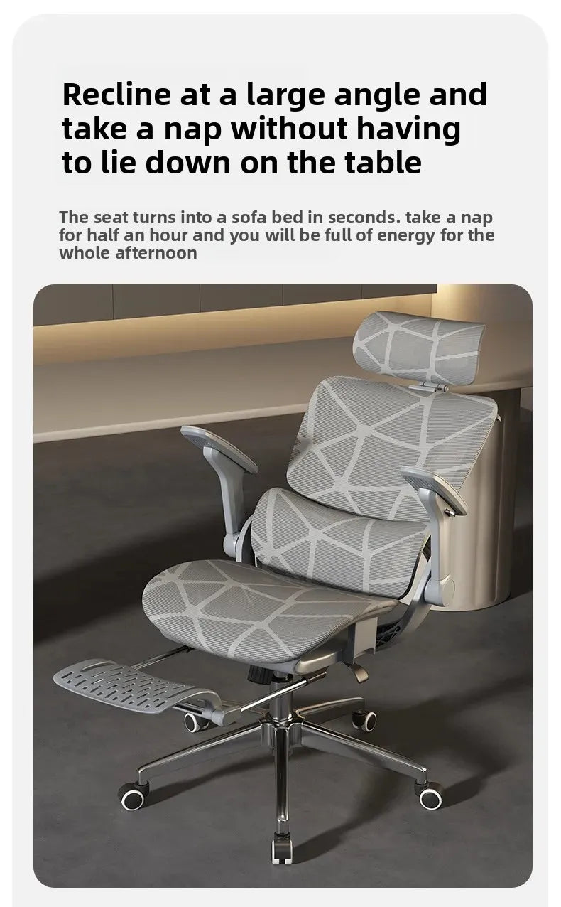 Air Titan Full Mesh Office Computer Gaming Ergonomic Three Zone Lumbar Support Student Desk Chair with Good Ventilation Design