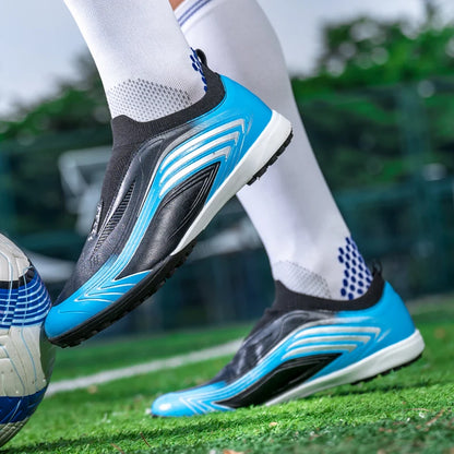 Chaussures de football pour hommes, crampons antidérapants, idéales pour l'entraînement sur gazon et les matchs quotidiens, parfaites pour l'exercice et le football, Chuteira Campo