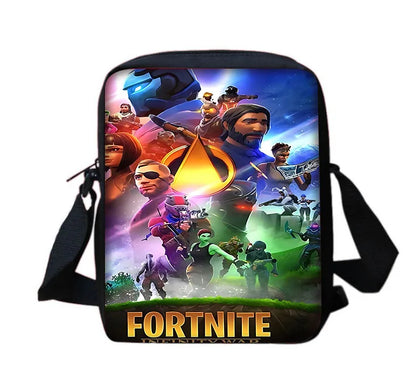 Borsa messenger a tracolla con stampa Game Boy Girls, design per bambini-F-FortniteS, borsa casual a mano per uomo e donna, porta telefono, borsa shopping