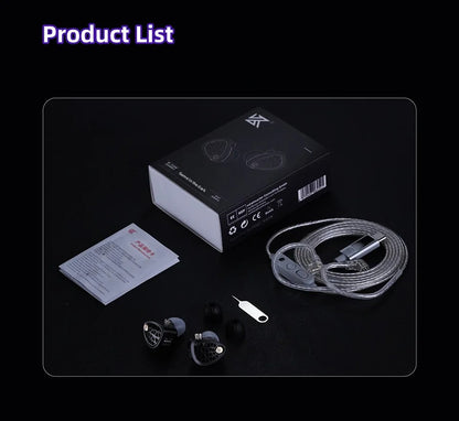 KZ Phantom HIFI In-Ear Gaming Earphone 4-Speed Custom Tuning Switch DSP Game Sound Card For PC Wired Headphones Gifts