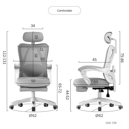 UVR Gaming Computer Chair Mesh Breathable Staff Chair Ergonomic Design Armrest Chair Sitting Comfor THome Office Chair Furniture